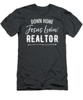 Down Home Jesus Lovin Realtor Funny Real Estate Southern Lilyjh Aerit T-Shirt