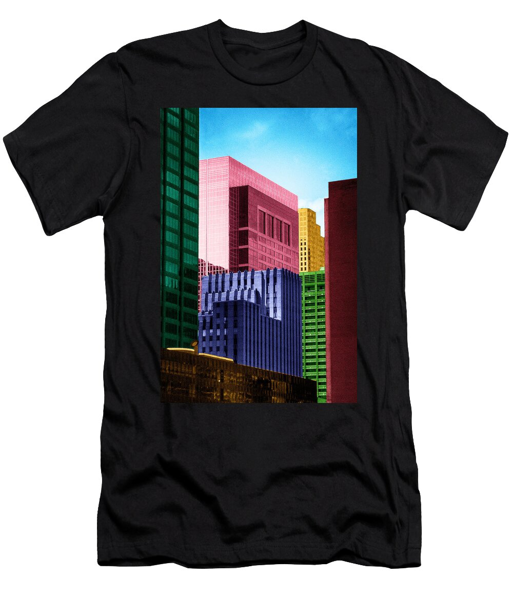 Downtown Building Blocks Bartz Johnson T-Shirt