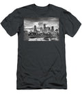 Downtown Houston Skyline in B and W Ii Texas Silvio Ligutti T-Shirt