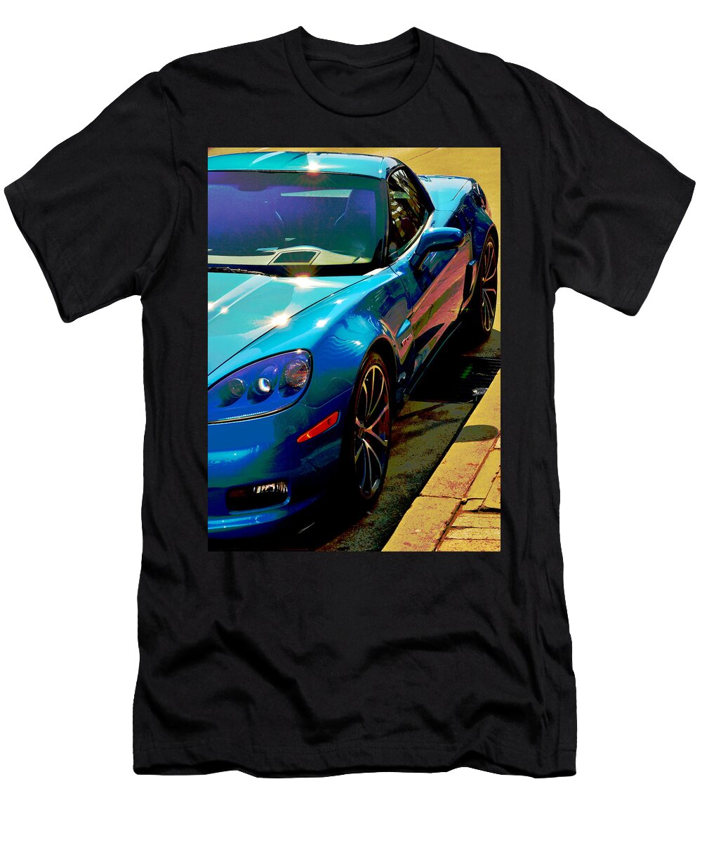 Downtown Vette Modern Muscle William Bartholomew T-Shirt