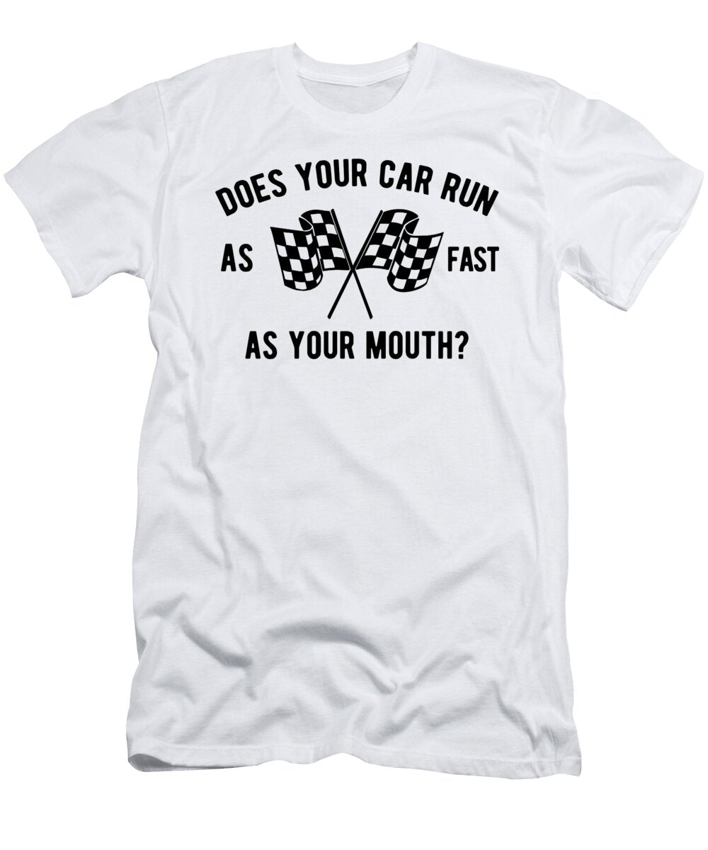 Drag Racer Funny Graphic for Car Addicts Third Eye Supply T-Shirt