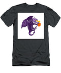 Dragon Fire Holding Basketball Isolated Retro Aloysius Patrimonio T-Shirt