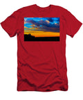 Dramatic Sunset Over Distant Hills Mario G Rivera T-Shirt