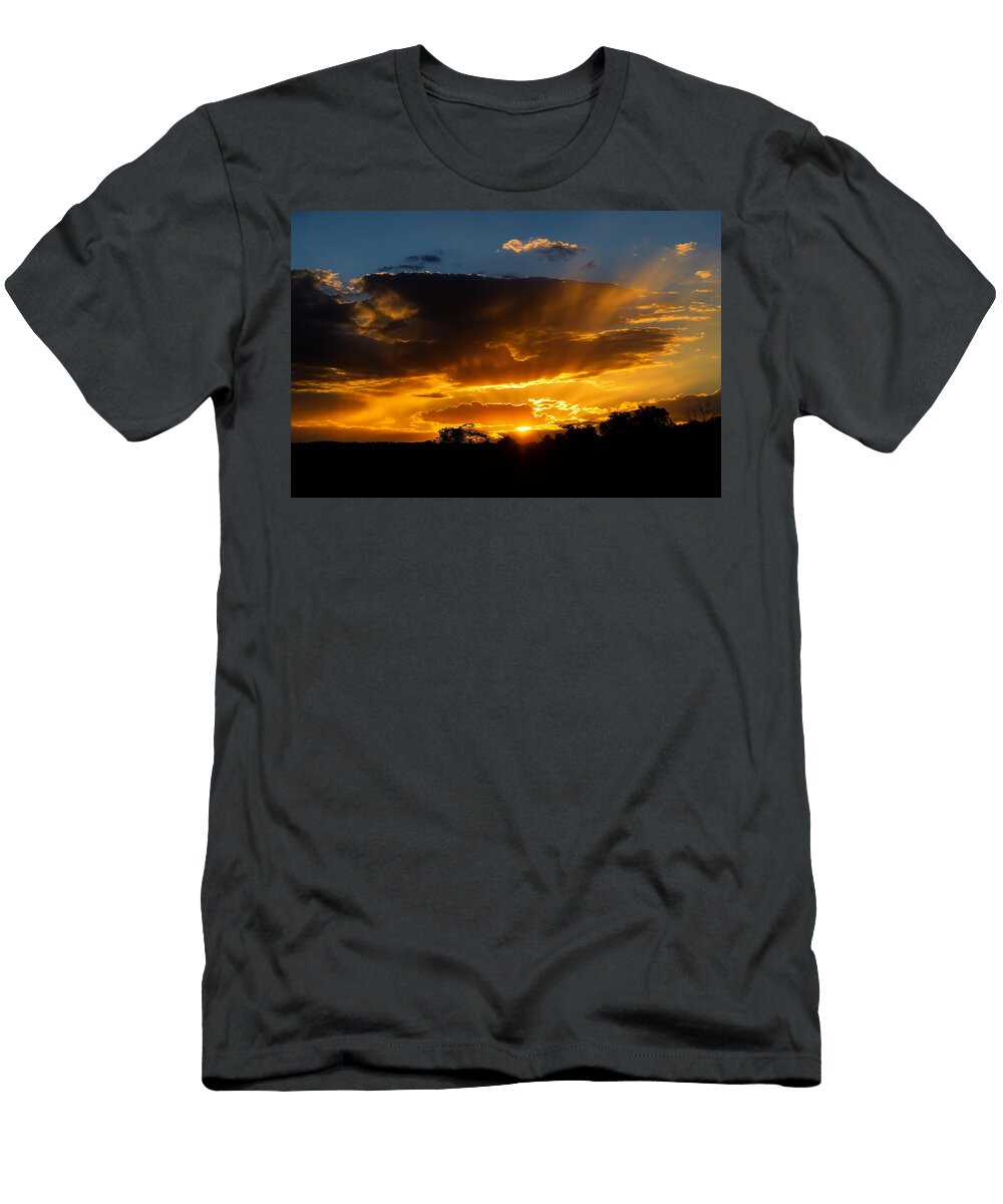 Dramatic Sunset Over the Horizon Mario G Rivera T-Shirt