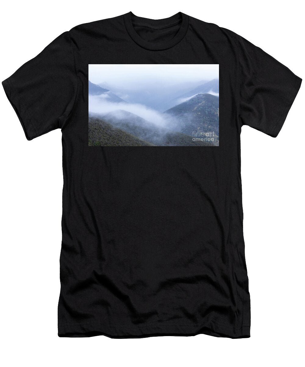 Dramatic Winter Views of Rolling Landscape and Low Clouds Yuval Helfman T-Shirt