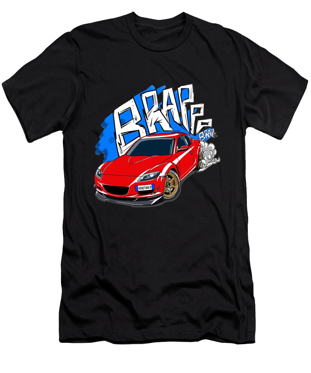Drawing Mazda Rx Elsa Sahida T-Shirt