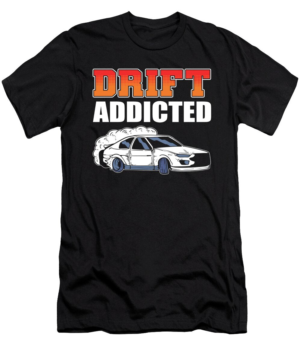 Drift Addicted Drifting Car Racing Alessandra Roth T-Shirt