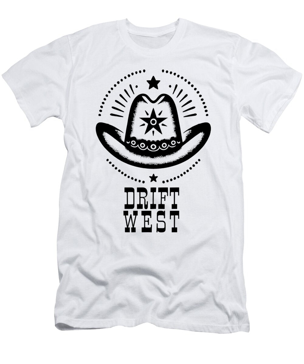 Drift West Black Graphic Nikolay Panov T-Shirt