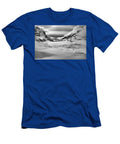 Drifts and Clouds At the Athabsca Glacier Black and White Adam Jewell T-Shirt