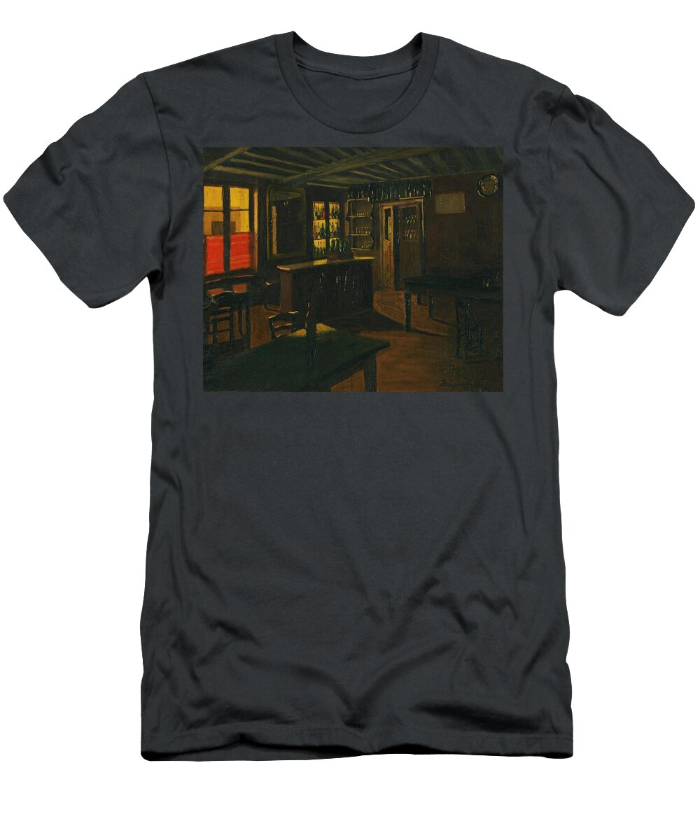 Drinking Room At the LA Croixvert in Moret Marius Borgeaud Swiss T-Shirt