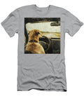 Driving Dog Driving Backward Using the Gearbox Big Dog Dog Watching Back Robert D Price T-Shirt