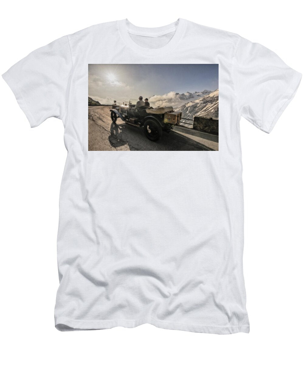 Driving Up to Stelvio Pass After a Century Duschan Tomic T-Shirt