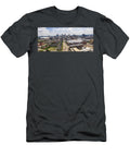 Drone Photo of Detroit and Little Caesars Areana John Mcgraw T-Shirt