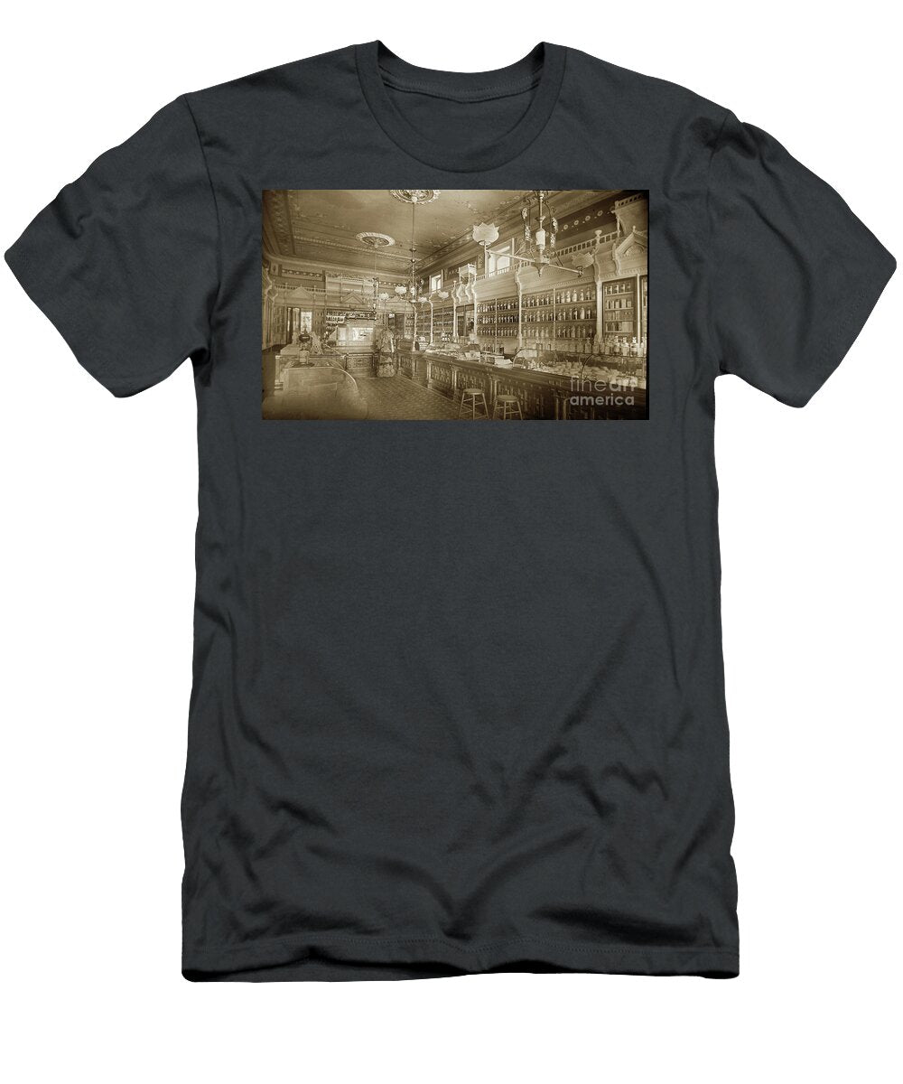 Drugstore Interior Medicines Pharmacists Pharmacy San Franci California Views Archives Mr Pat Hathaway Archives T-Shirt