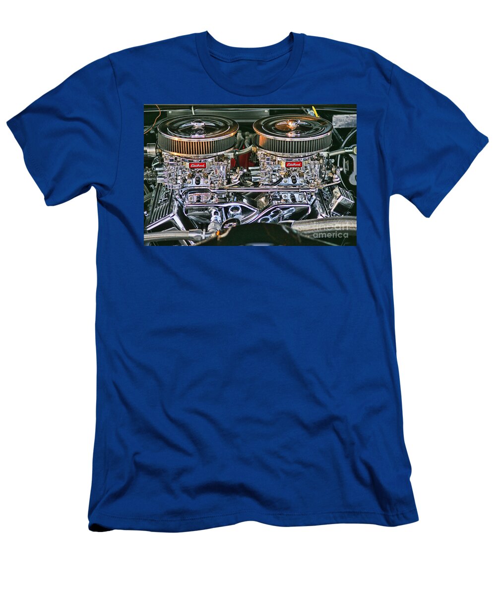 Dual Quad Chrome Engine Randy Harris T-Shirt
