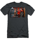 Ducati Panigale V4 in Futuristic Setting Kevin Walker and Pixel Reverie T-Shirt