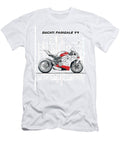 Ducati Panigale V4 Sketch Kevin Walker and Pixel Reverie T-Shirt