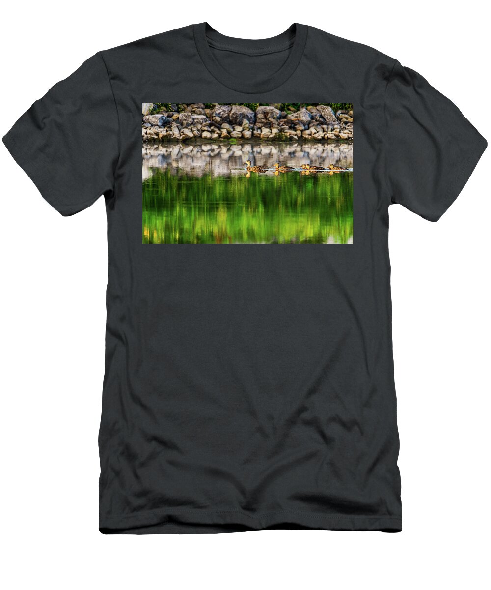 Ducks in a Row Greigs Photoworks T-Shirt