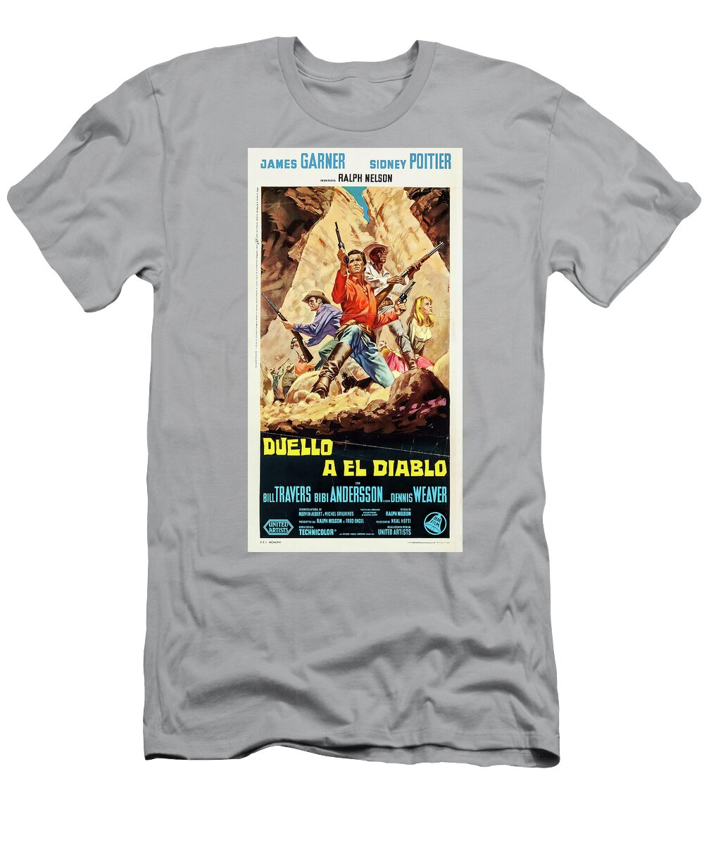Duel At Diablo 1966 Art By Frank Mccarthy Movie World Posters T-Shirt