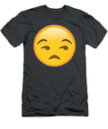 E Unimpressed Meh Cool Bored Funny Frown Metin Assia T-Shirt