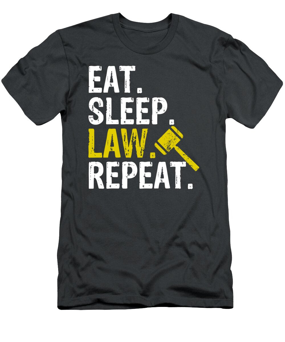 Ea Slupeep Law Repeat School Lawyer Gift Murtii Ginny T-Shirt