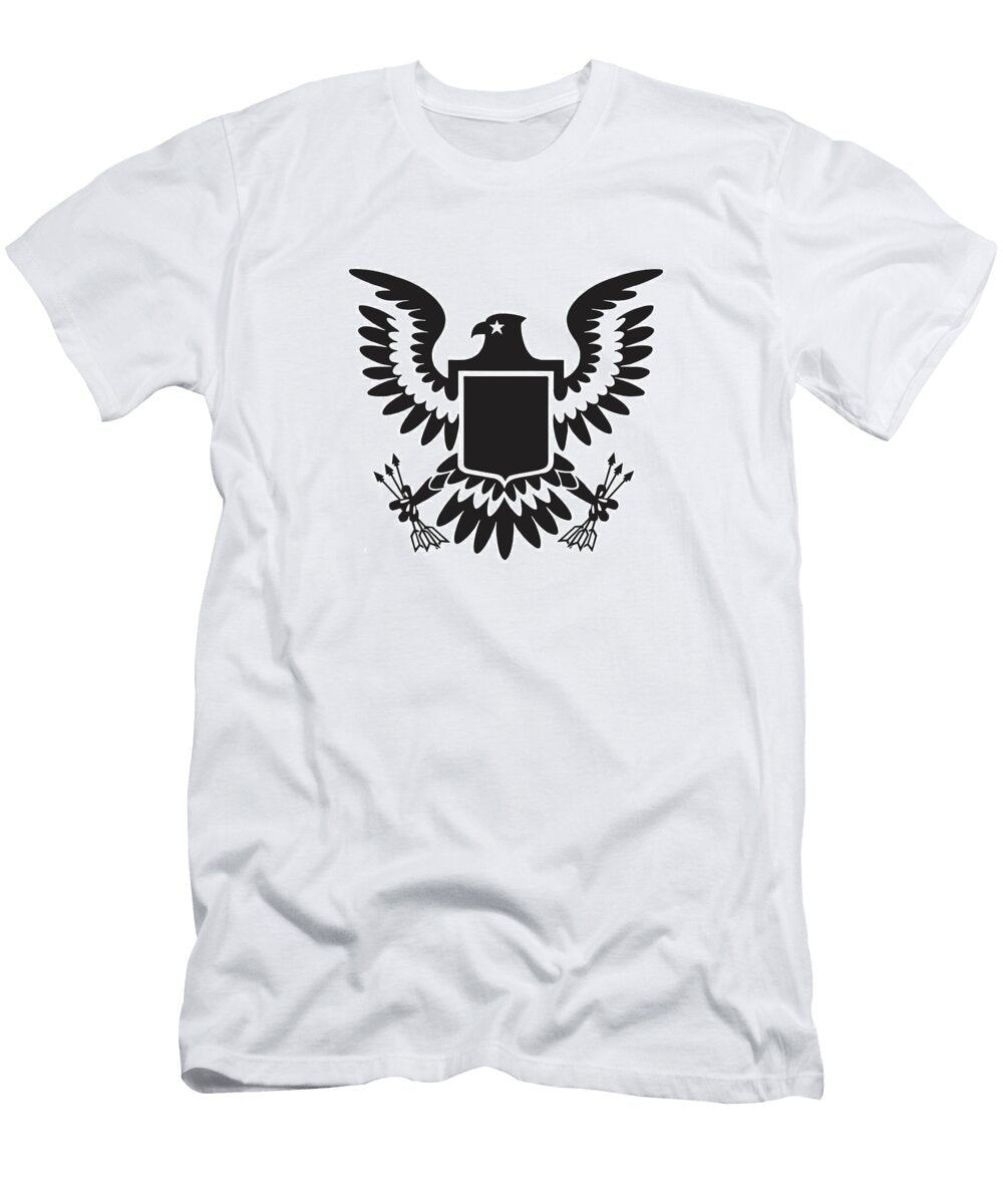 Eagle Clutching Arrows Csa Images T-Shirt
