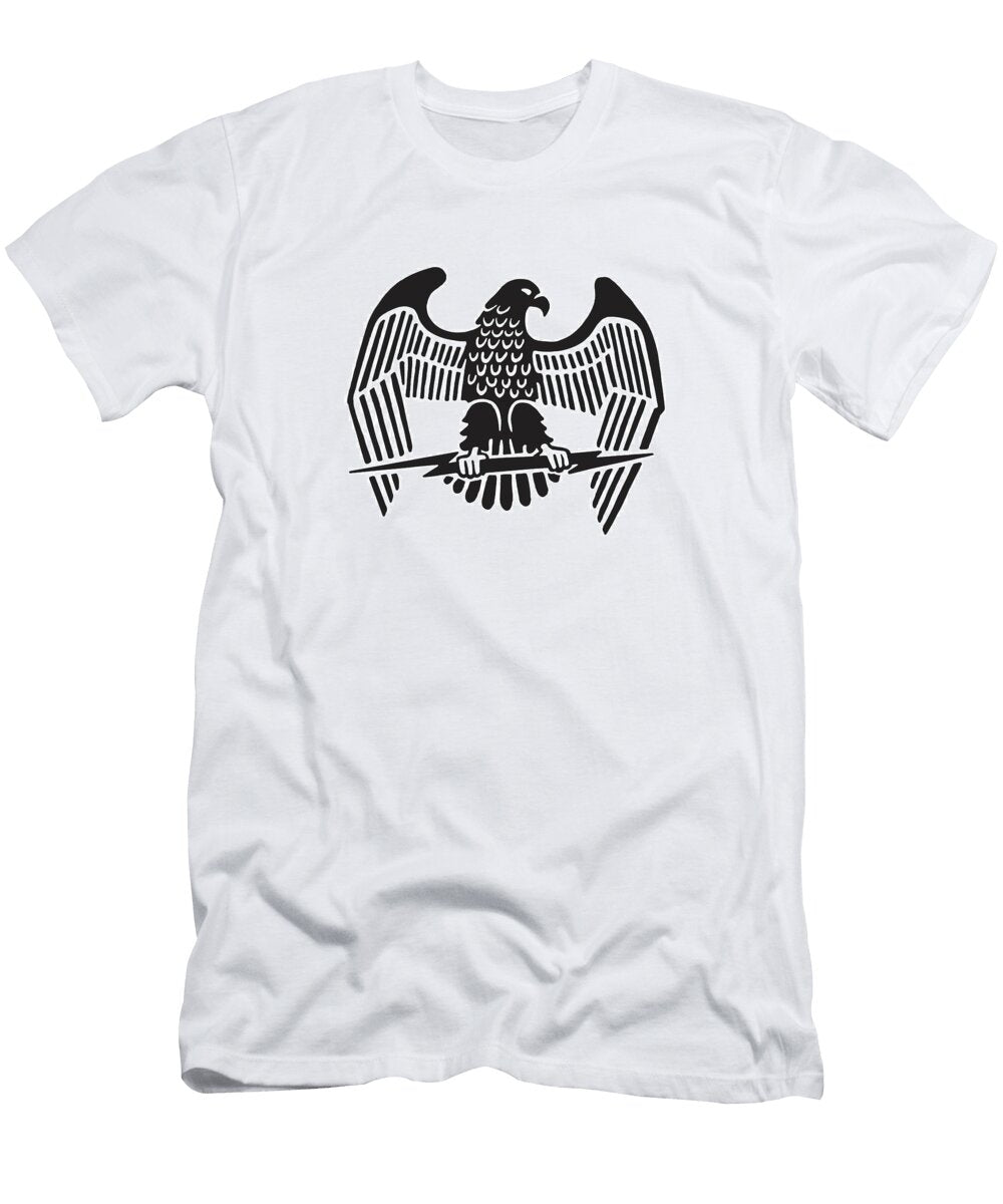 Eagle Clutching Lightning Bolt Csa Images T-Shirt