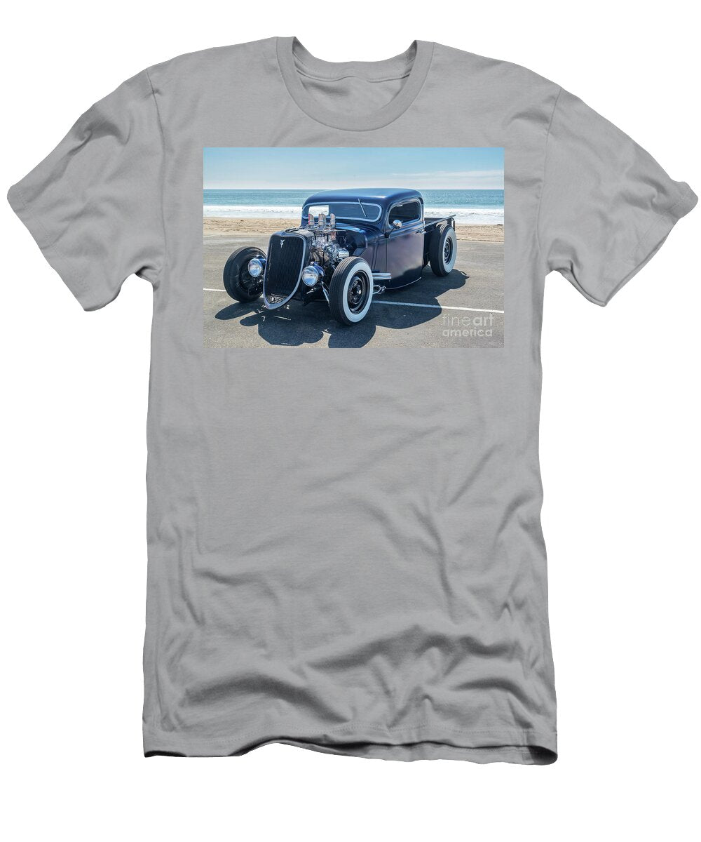 Early Ford Pickup At the Beach Paul Quinn T-Shirt