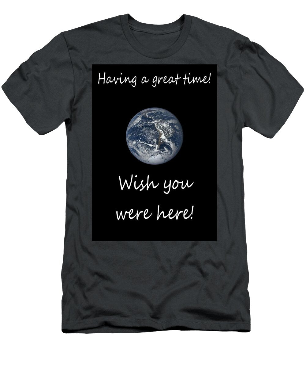 Earth Wish You Were Here Vertical Joseph C Hinson Photography T-Shirt