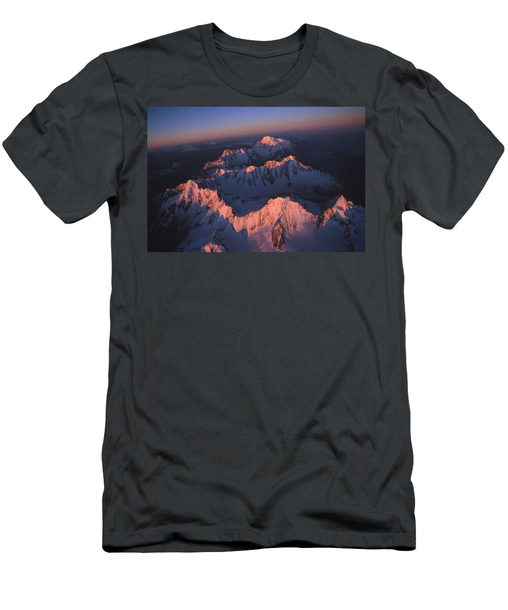 East Side of the Mont Blanc Mario Colonel T-Shirt
