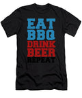 Eat Bbq Drink Beer Repeat Jacob Zelazny T-Shirt