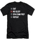 Eat No Sleep Future Accountant Cpa Exam Prep Design Jacob Hughes T-Shirt