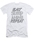 Eat Sleep Anime Repeat Jacob Zelazny T-Shirt