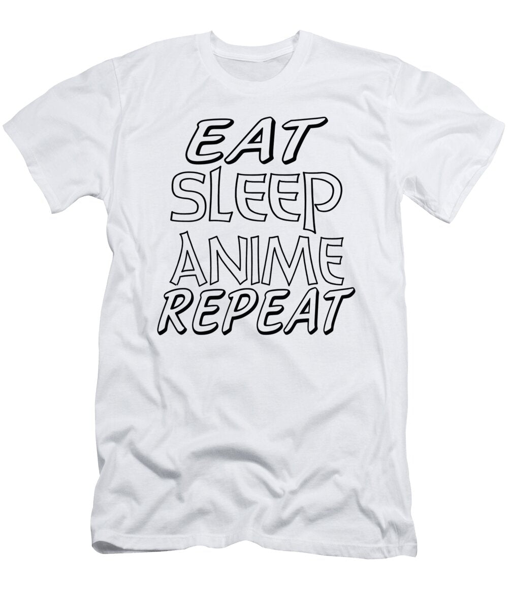 Eat Sleep Anime Repeat Jacob Zelazny T-Shirt