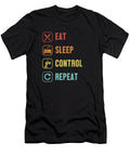 Eat Sleep Control Repeat Drag Racing Rc Car Slot Car Graphics Lab T-Shirt