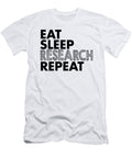Eat Sleep Research Repeat Jacob Zelazny T-Shirt