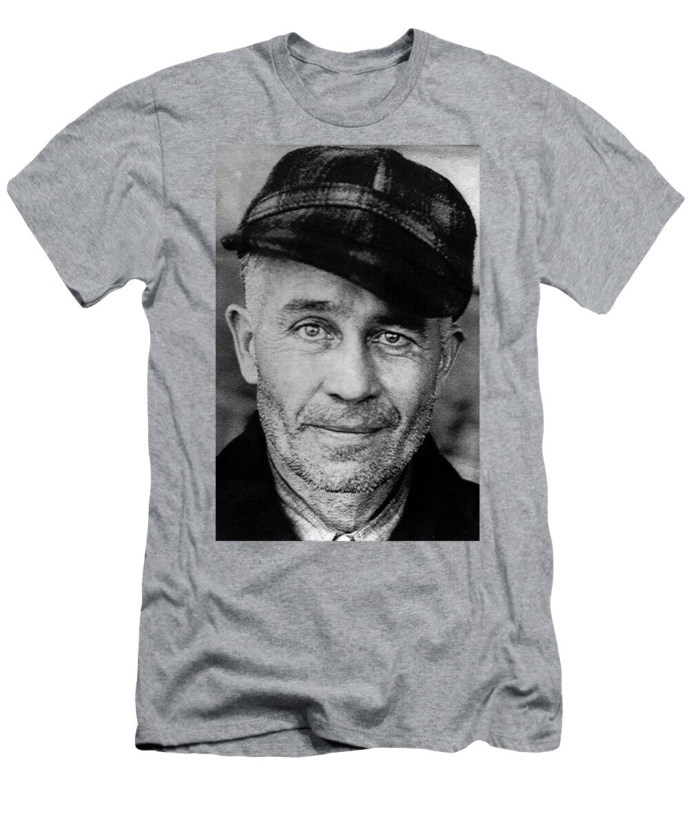 Ed Gein Mug Shot Mugshot Tony Rubino T-Shirt