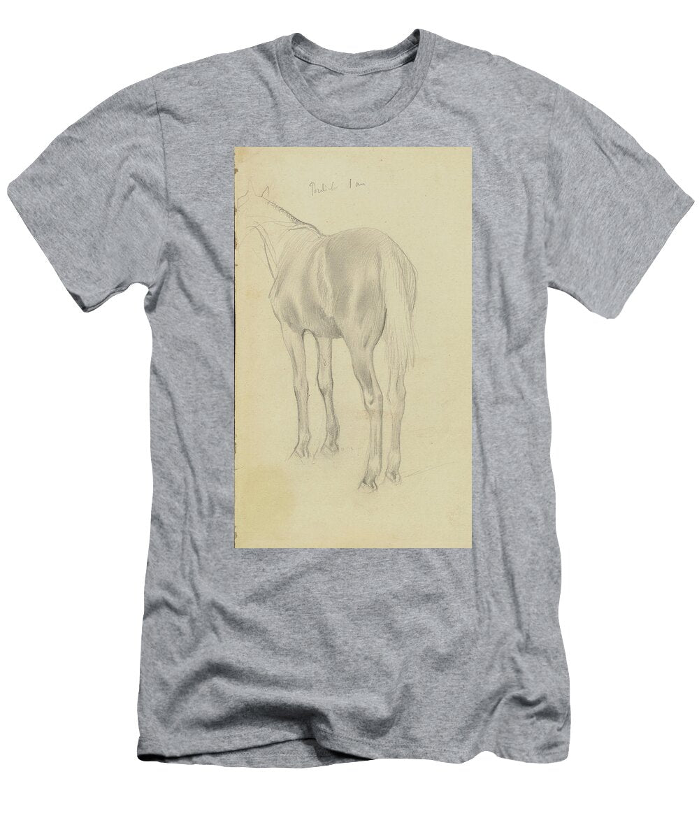 Edgar Degas 1834 1917 Horse Study Recto Artistic Rifki T-Shirt