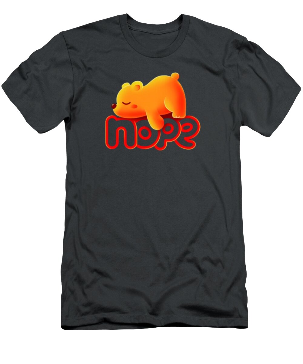 Editable Nope Bear Sinta Andini T-Shirt