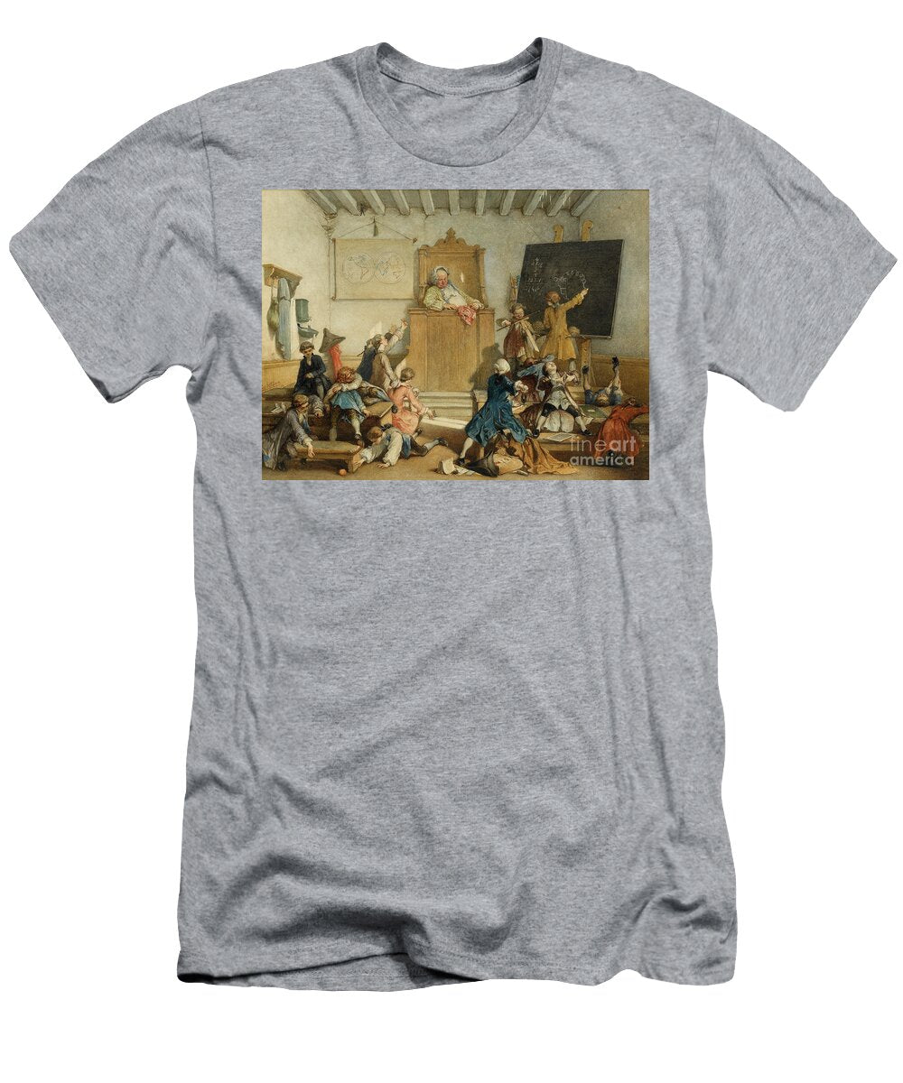 Education for the Privileged a School for the Children of Courtiers Vienna 1867 Watercolor Cesare Felix Dell Acqua T-Shirt