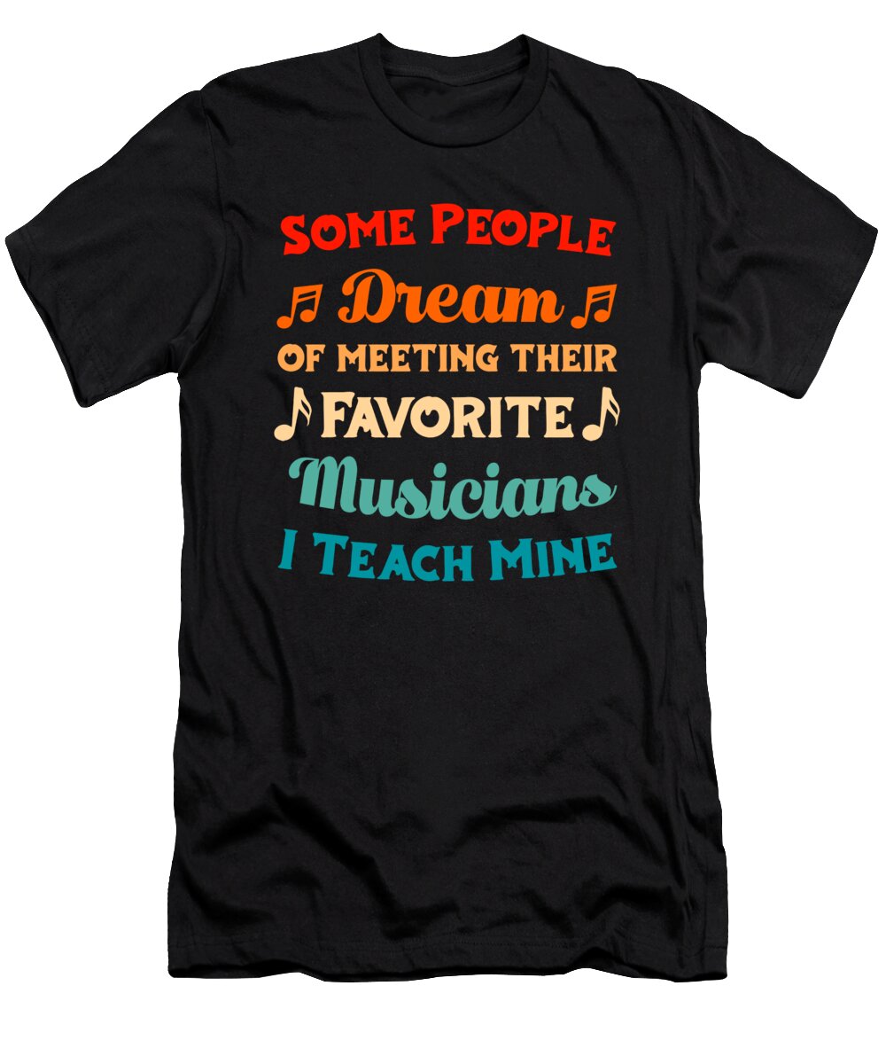 Educator Education School Music Teacher Crazy Squirrel T-Shirt