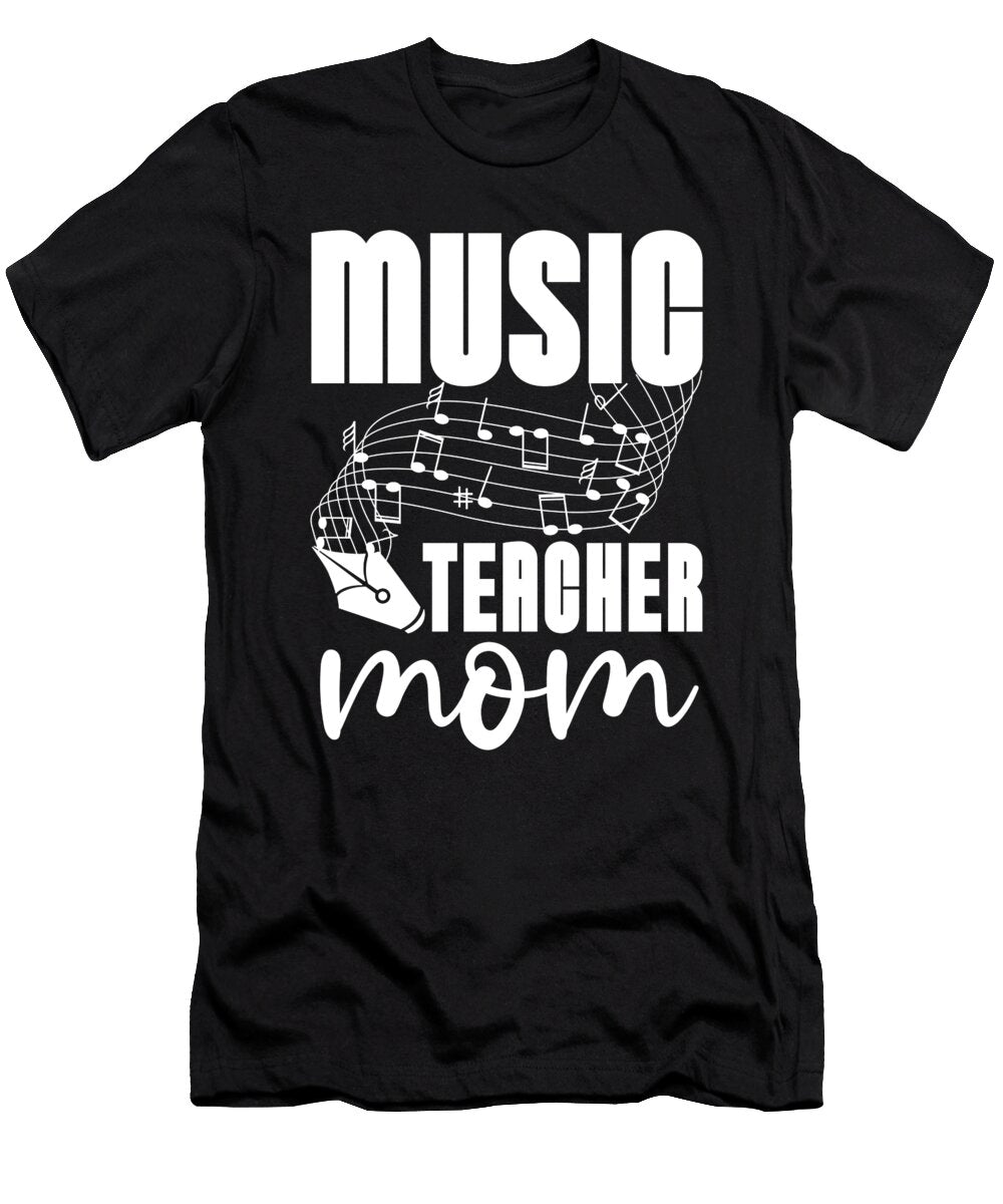 Educator Mom School Education Music Teacher Crazy Squirrel T-Shirt