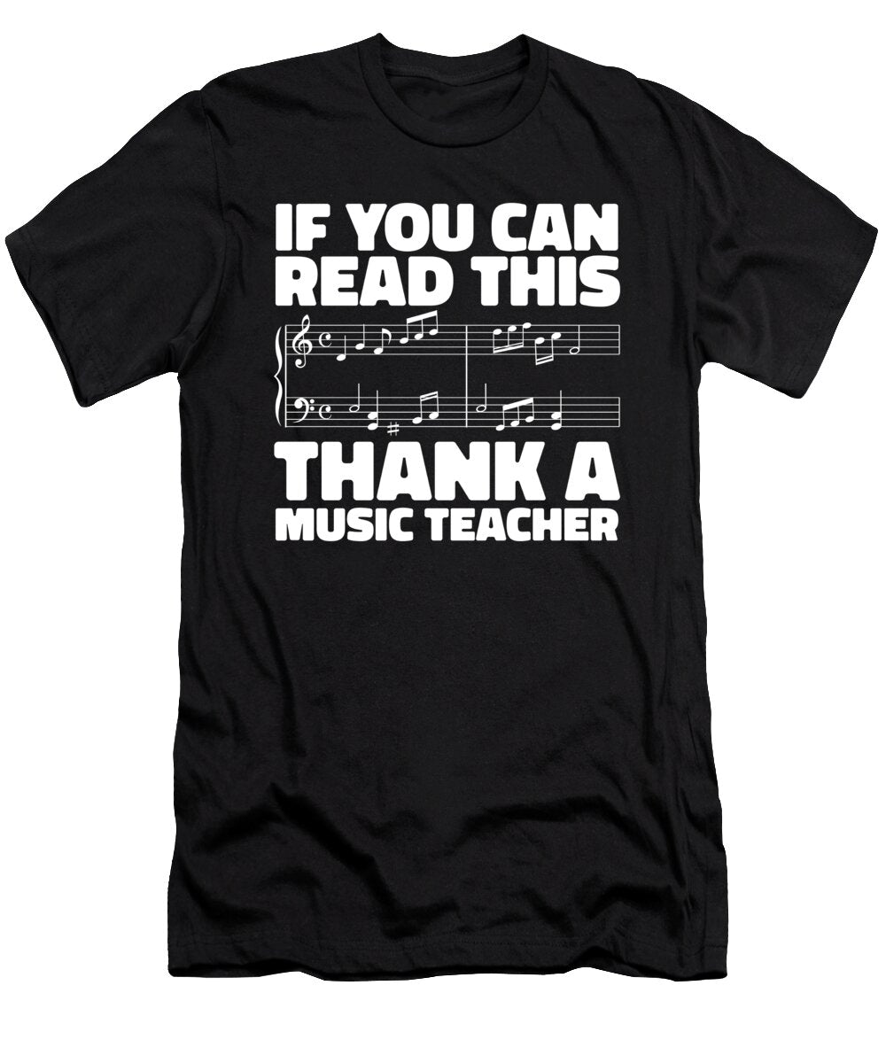 Educator Notes Education School Music Teacher Crazy Squirrel T-Shirt