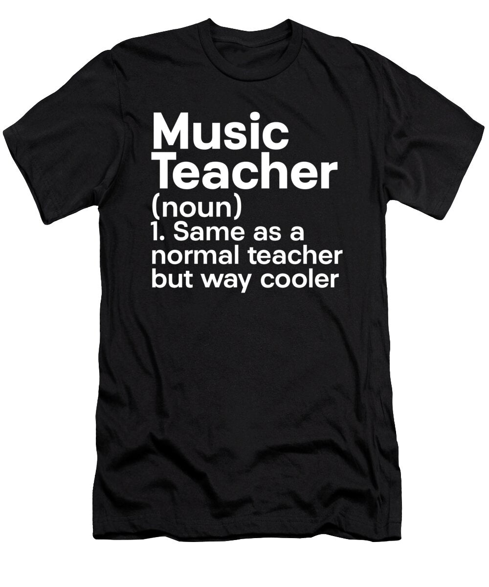 Educator School Education Music Teacher Crazy Squirrel T-Shirt