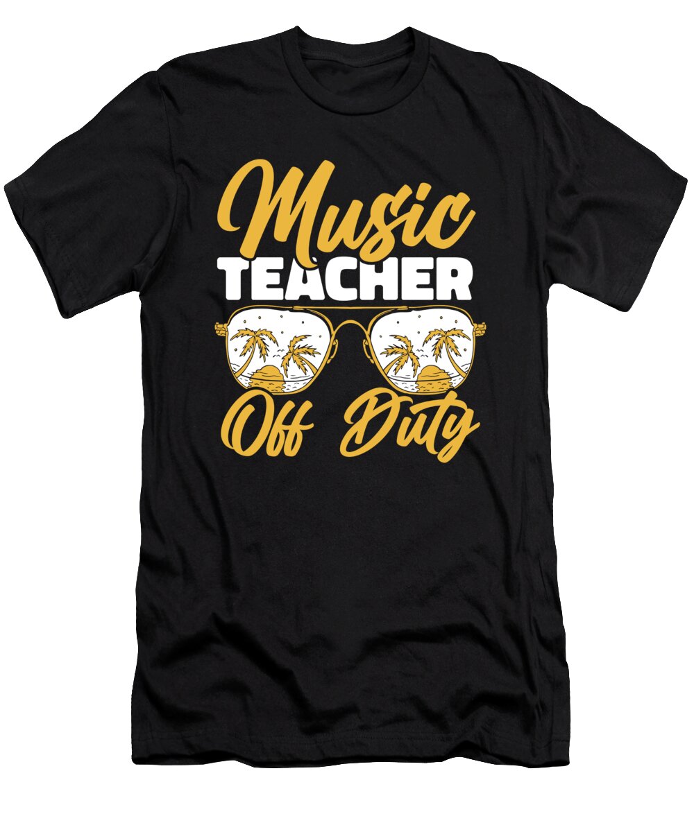 Educator Sunglasses School Education Music Teacher Crazy Squirrel T-Shirt