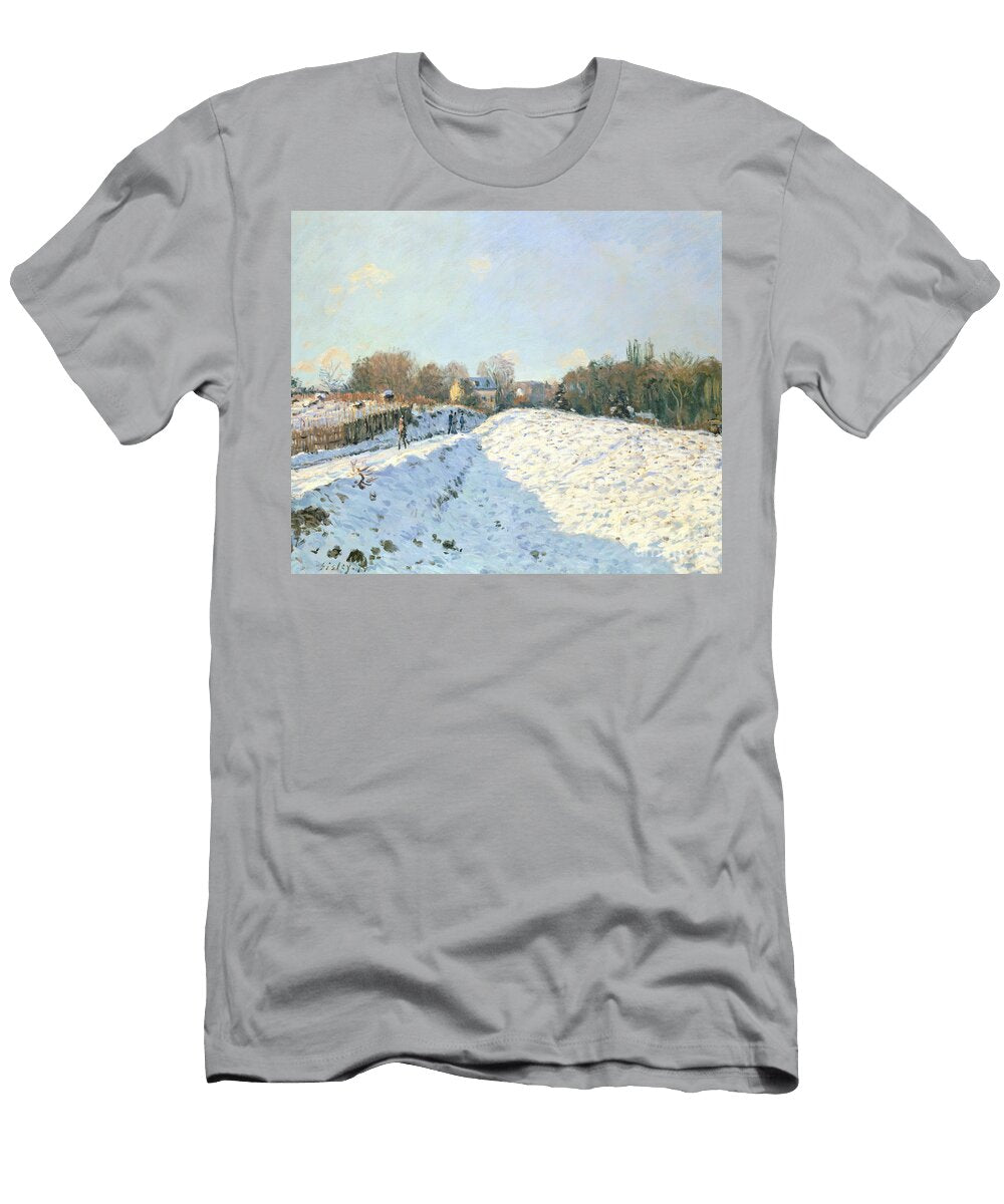 Effect of Snow At Argenteuil Alfred Sisley T-Shirt