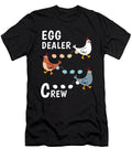Egg Dealer Crew Chicken Eggs Moon T-Shirt