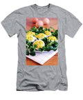 Eggs Filled with Herbs on a Bed of Lambs Lettuce Mario Matassa T-Shirt