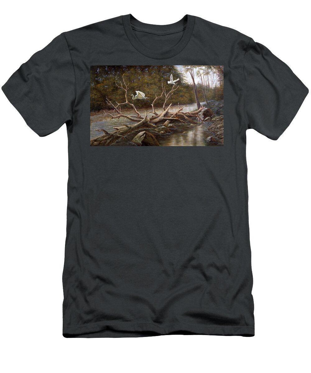 Egrets Paradise Gregory Perillo T-Shirt