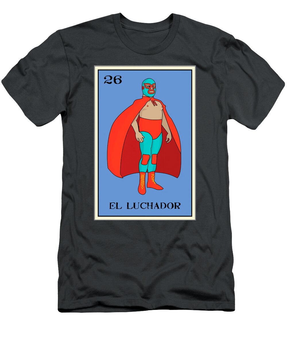 El Luchador Ver 2 Loteria Paige Richardson T-Shirt